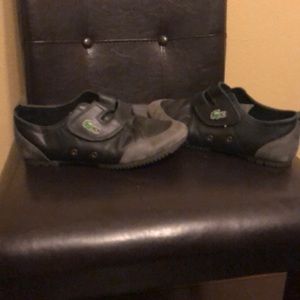 Lacoste black shoes great condition